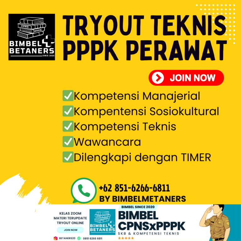 Tryout Teknis Perawat (PPPK)